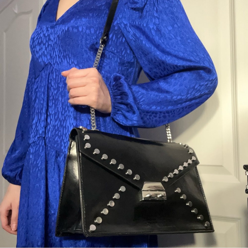 🩷 Closet clear out 🩷 Zara black studded shoulder bag